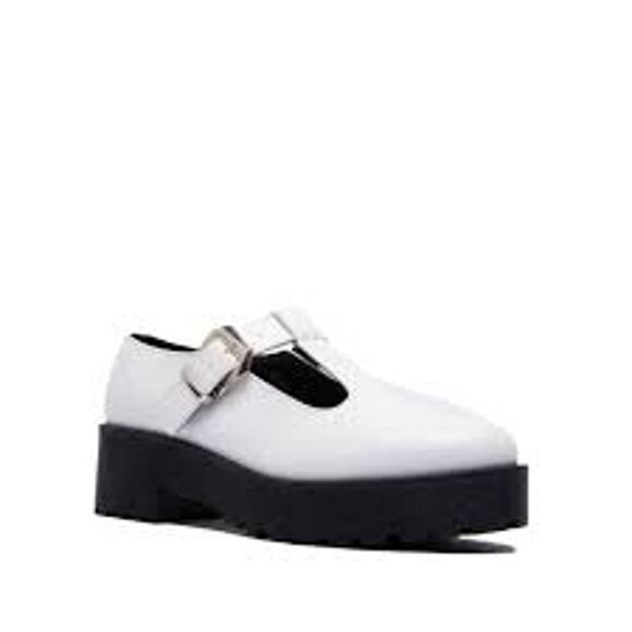 NWOT Qupid White UPBEAT01 WHITE PU Mary Janes Size 7 | SAME DAY SHIP or NEXT DAY - Picture 1 of 10